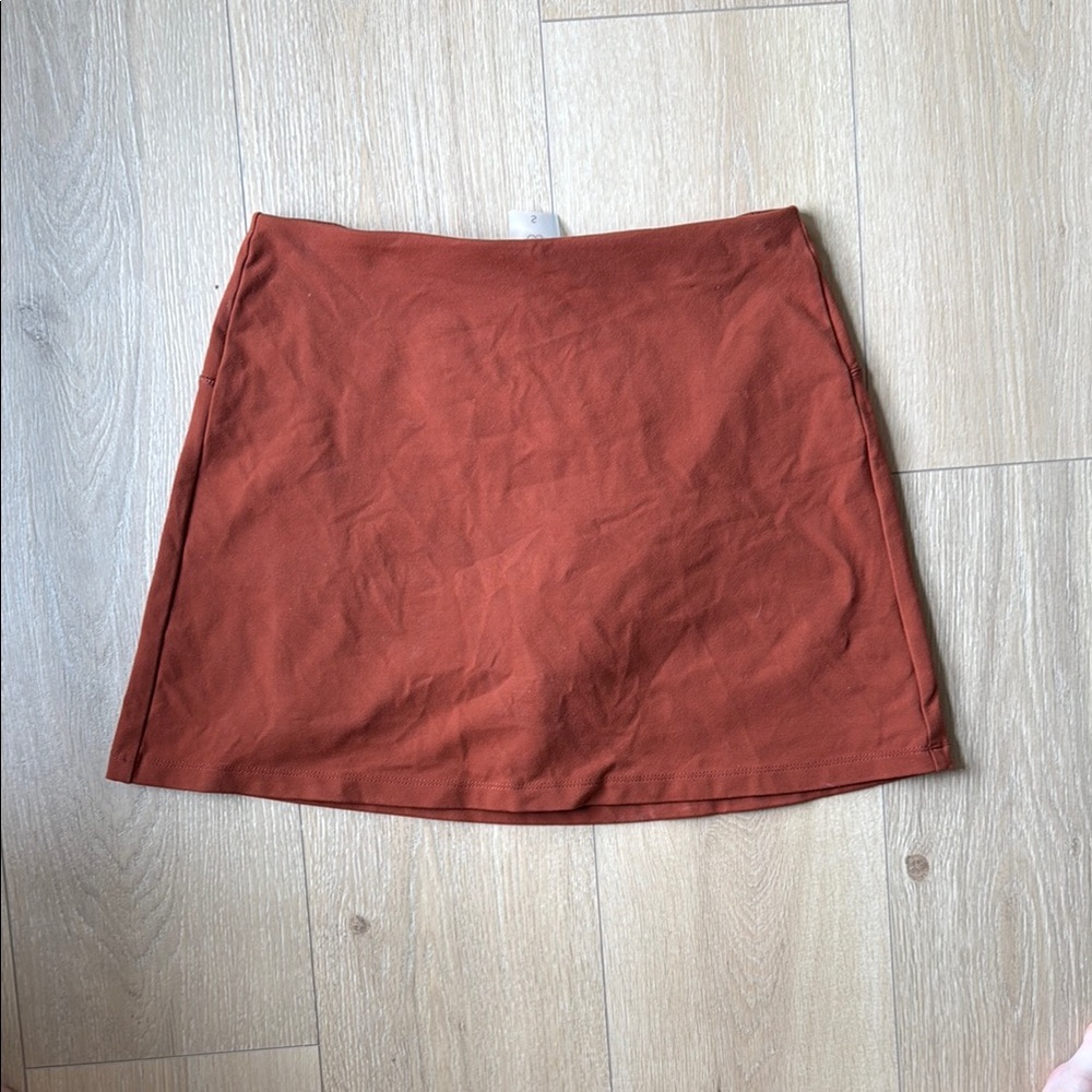 Calia Rust A-Line Athletic Skirt